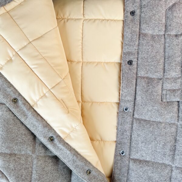 Men's Quilted Nylon-Taffeta Lined Jacket——KF-J003 - 图片 4