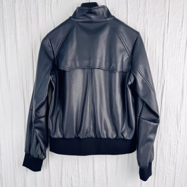 Men's Structured PU Rider Jacket——KF-J004 - 图片 2