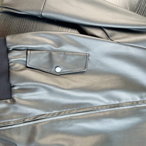 Men's Structured PU Rider Jacket——KF-J004 - 图片 4